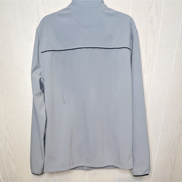 Fila light Greyzip front  stadium jacket sz Large - Picture 5 of 11